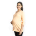 Zeme Organics Maternity Printed Top - Orange